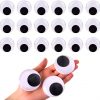 BEADNOVA Black Wiggle Googly Eyes 50mm
