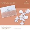 BEADNOVA Silicone Earring Backs lifter