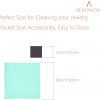 BEADNOVA Silver Polishing Cloth Cotton Jewelry Cleaning Cloth