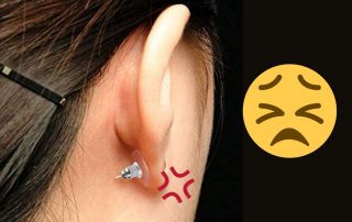 remove Butterfly Back Earring