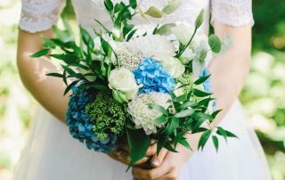 Blue Wedding Bouquet