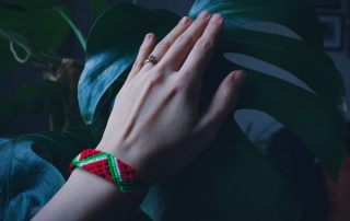 Stringing Chevron Bracelet