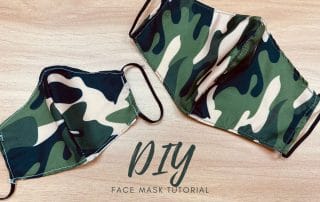 DIY olson face mask sewing tutorial