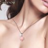 rose quartz Merkaba Necklace for women