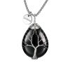 black agate necklace