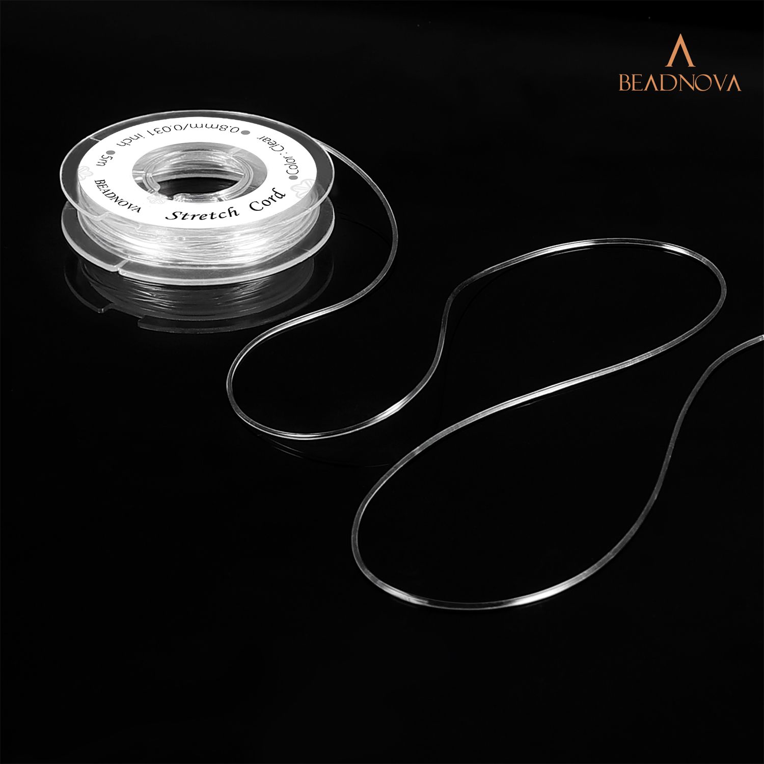  BEADNOVA 1mm Elastic Stretch Crystal String Cord for Jewelry  Making Bracelet Beading Thread (12m/ Roll, Total 10 Rolls Mixed Color) :  Arts, Crafts & Sewing
