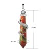 unakite gemstone necklace