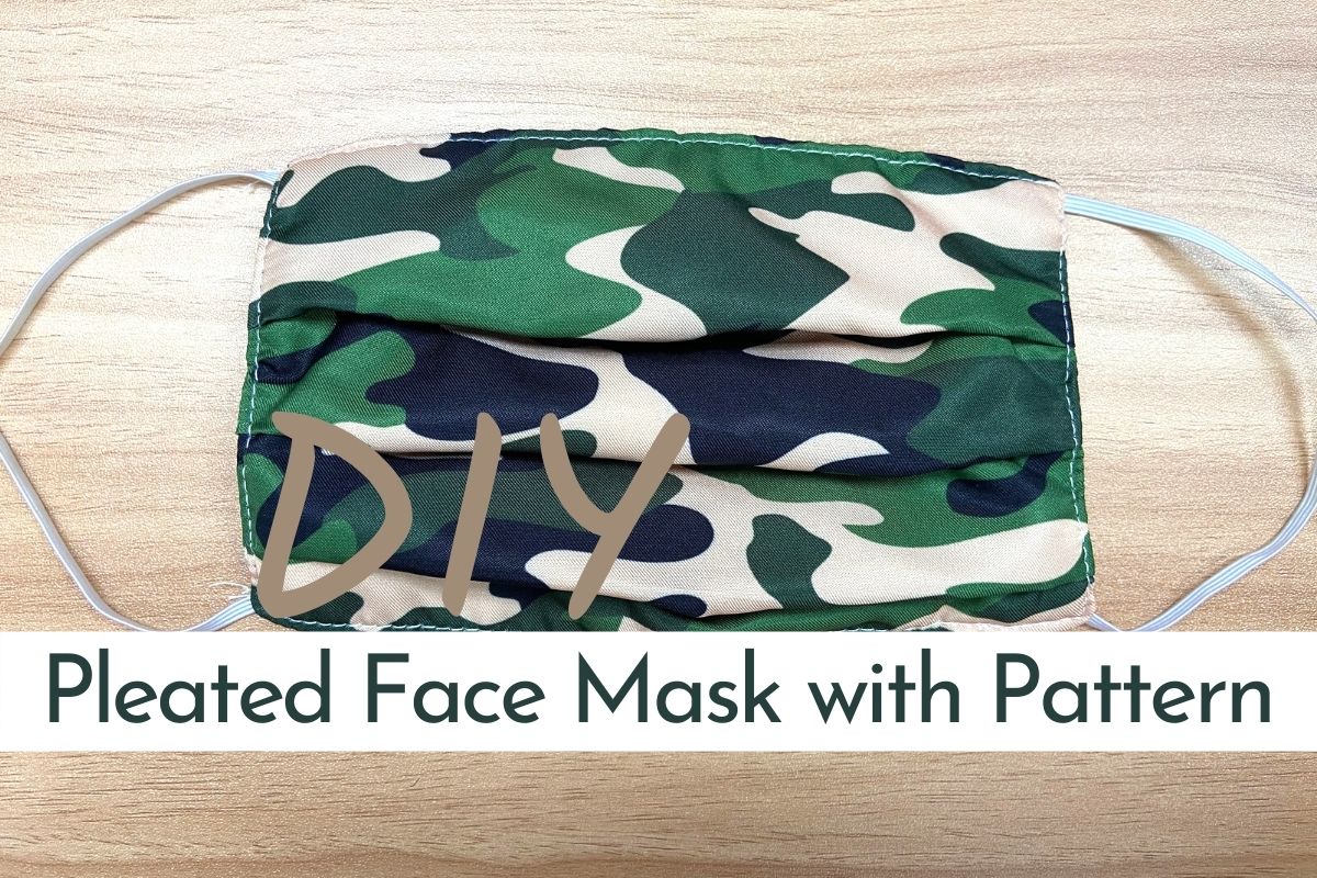 Free Pleated Face Mask Pattern Tutorial With Filter Pocket Beadnova