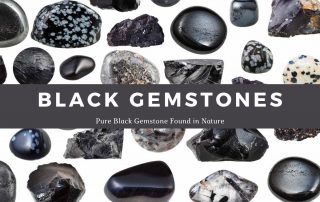 Black crystals