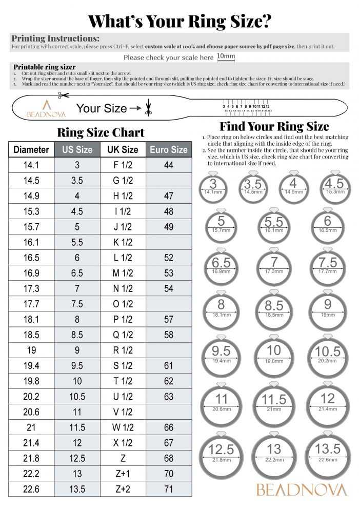 how to measure ring size at home a simple way to resize rings beadnova