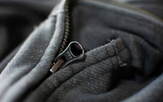 fix stuck zipper