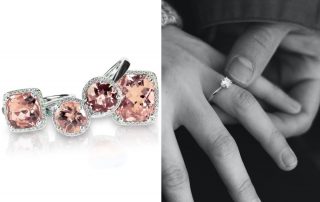 morganite engagement ring vs diamond