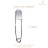 BEADNOVA 5 Inch Large Safety Pins Heavy Duty Giant Safety Pins Stainless Steel Big Safety Pin Kilt Pin For Fashion, Sewing, Quilting, Blankets, Upholstery, Laundry and Craft (13cm, 5pcs)