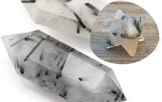 Difference Between Tourmalinated Quartz and Black Rutilated Quartz