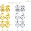 BEADNOVA Magic Earring Lifter Earring Back for Droopy Earring-