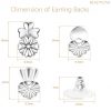 BEADNOVA Magic Earring Lifter Earring Back for Droopy Earring-