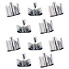 BEADNOVA Wood Candle Wick Bases 10pcs Wooden Candle Wick Cilps Sustainer Tabs for Candle Making and Candle DIY (16mm/ 0.6inch)