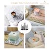 BEADNOVA Wood Candle Wick Bases 10pcs Wooden Candle Wick Cilps Sustainer Tabs for Candle Making and Candle DIY (16mm/ 0.6inch)