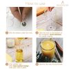 BEADNOVA Cotton Wicks with Candle Stickers for Candle Making DIY Supplies (Large, 8 Inch, 50pcs)