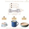 BEADNOVA Candle Wicks Set 50 Pcs 8 Inch Large Cotton Candle Wicks with 21 Pcs Wood and Metal Candle Wick Centering Decive 70 Pcs Candle Wick Stickers for Candle Making Supplies DIY