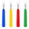 BEADNOVA Seam Ripper 4pcs Stitch Remover Big Stitch Ripper Thread Ripper Tag Remover for Clothes Crafting Sewing (4 Colors)
