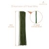 BEADNOVA Floral Stem Wire 200pcs Floral Wire 22 Gauge Fake Flower Stems Wire Green Floral Wire for Flower Arrangement Florist DIY Bouquet (Dark Green, 200 Pcs)