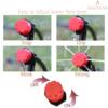 BEADNOVA Adjustable Irrigation Drippers Sprinklers 50 Pcs Irrigation Drippers 360 Degree Drip System Emitters Sprinklers Drippers for Drip Irrigation 1/4 Inch Tube Gardening (Red)