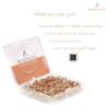 BEADNOVA 10mm Jump Rings Rose Gold Jewelry Jump Rings for Jewelry Making Open Jump Rings for Keychains (300Pcs)