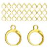 BEADNOVA 925 Sterling Silver Leverback Earring Hooks 8pcs Interchangeable French Ear Wire Lever Back Earwire for Jewelry Making Crafting