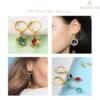 BEADNOVA Leverback Earring Hooks 60pcs French Ear Wire Lever Back Earwire for Jewelry Making Crafting (Gold)