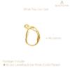 BEADNOVA Leverback Earring Hooks 60pcs French Ear Wire Lever Back Earwire for Jewelry Making Crafting (Gold)