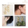 BEADNOVA Leverback Earring Hooks 60pcs French Ear Wire Lever Back Earwire for Jewelry Making Crafting (Gold)