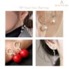 BEADNOVA Leverback Earring Hooks 60pcs French Ear Wire Lever Back Earwire for Jewelry Making Crafting (Silver)