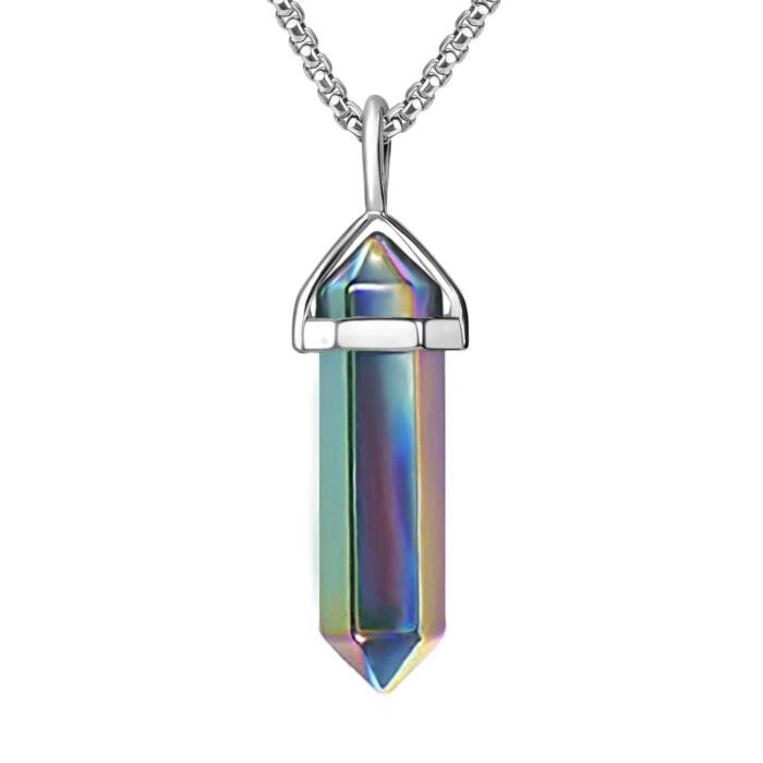 Rainbow Hematite Necklace