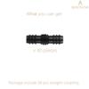 BEADNOVA Drip Irrigation Connectors 30 Pcs 1/2 Inch Barbed Connector Straight Couplings Irrigation Connectors for 1/2 Inch Drip Tubing Water Tubing Gardening Irrigation Supplies (30pcs)
