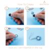 BEADNOVA Cabochon Setting Earring Hook 60pcs Blank Earring Bezel 12mm Stainless Steel Cabochon Setting Ear Wire Hook with Rubber Earring Backs for Resin DIY Earring Making (12mm, 60pcs)