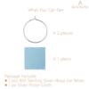 BEADNOVA 925 Sterling Silver Hoop Ear Wires Hoop Earrings Wires Earring Hoops for Jewelry Making Earrings Making DIY (2pcs, 30mm)