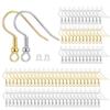 BEADNOVA Earring Hooks 300pcs Earring Kits with Rubber Earring Backs Earring Hook for Jewelry Making DIY Earring Supplies (300pcs Rose Gold Earring Hooks and 300pcs Earring Backs, Total 600pcs)