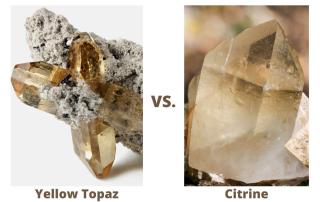 yellow topaz vs. citrine